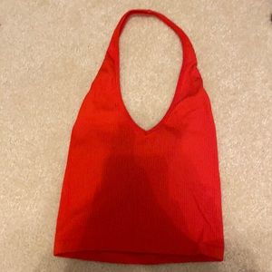 Urban Outfitters Red Crop Top